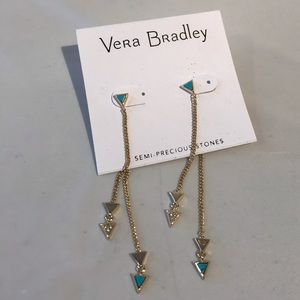 Vera Bradley “Triangle L Drop Earrings”